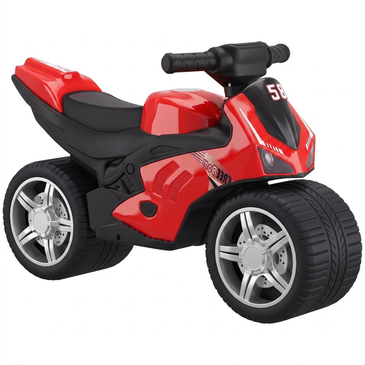 aiyaplay loopfiets voor kinderen pp staal 62 x 28 x 38 cm rood