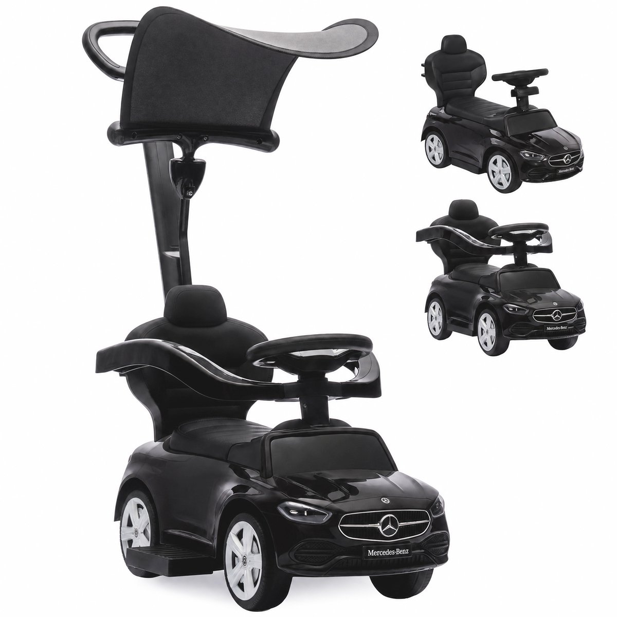 aiyaplay ride on sliding car stahl 83 x 40 x 90 cm schwarz