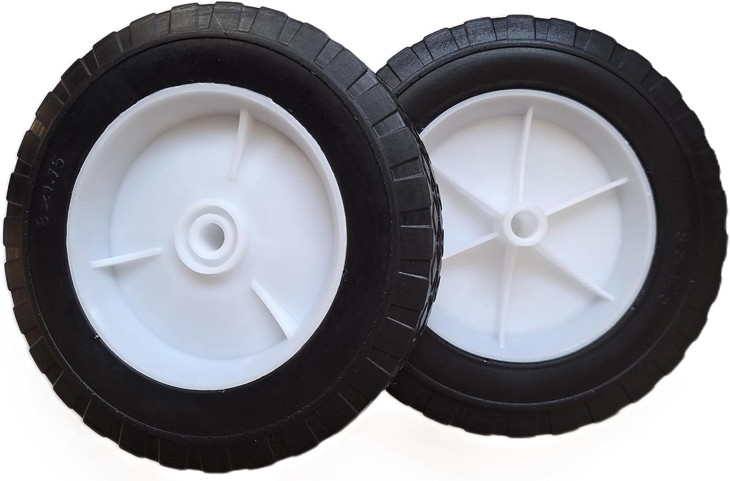 alazan pack of 2 spare wheels 8 x 1 75 inch diameter 8 x 1 75 in 203 mm solid rubber wheels for lawn mower soap box shopvlot