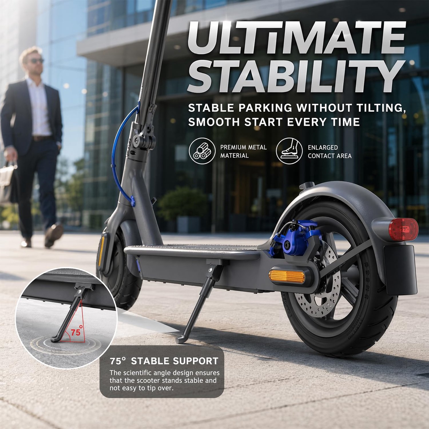 aluminium scooterhouder voor elektrische step m365 en pro