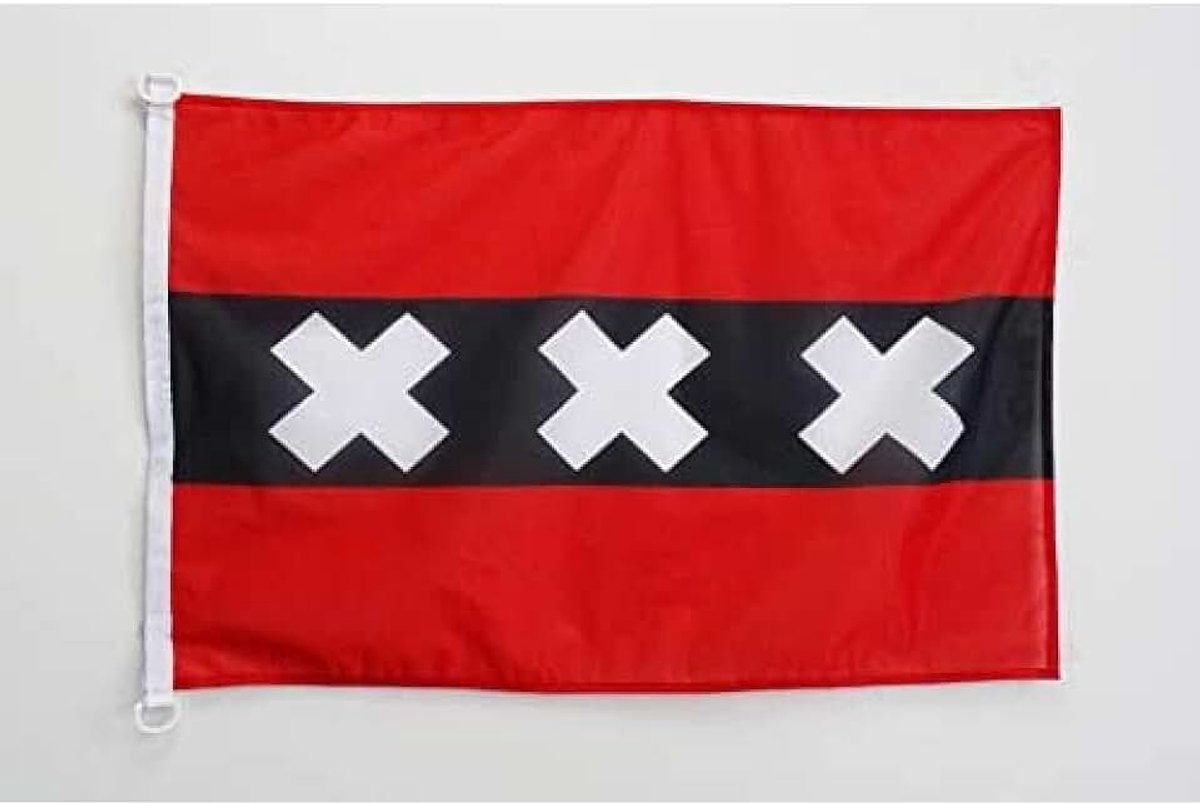 amsterdam 45x30cm nederlandse bootvlag nederland 30 x 45 cm az vlag