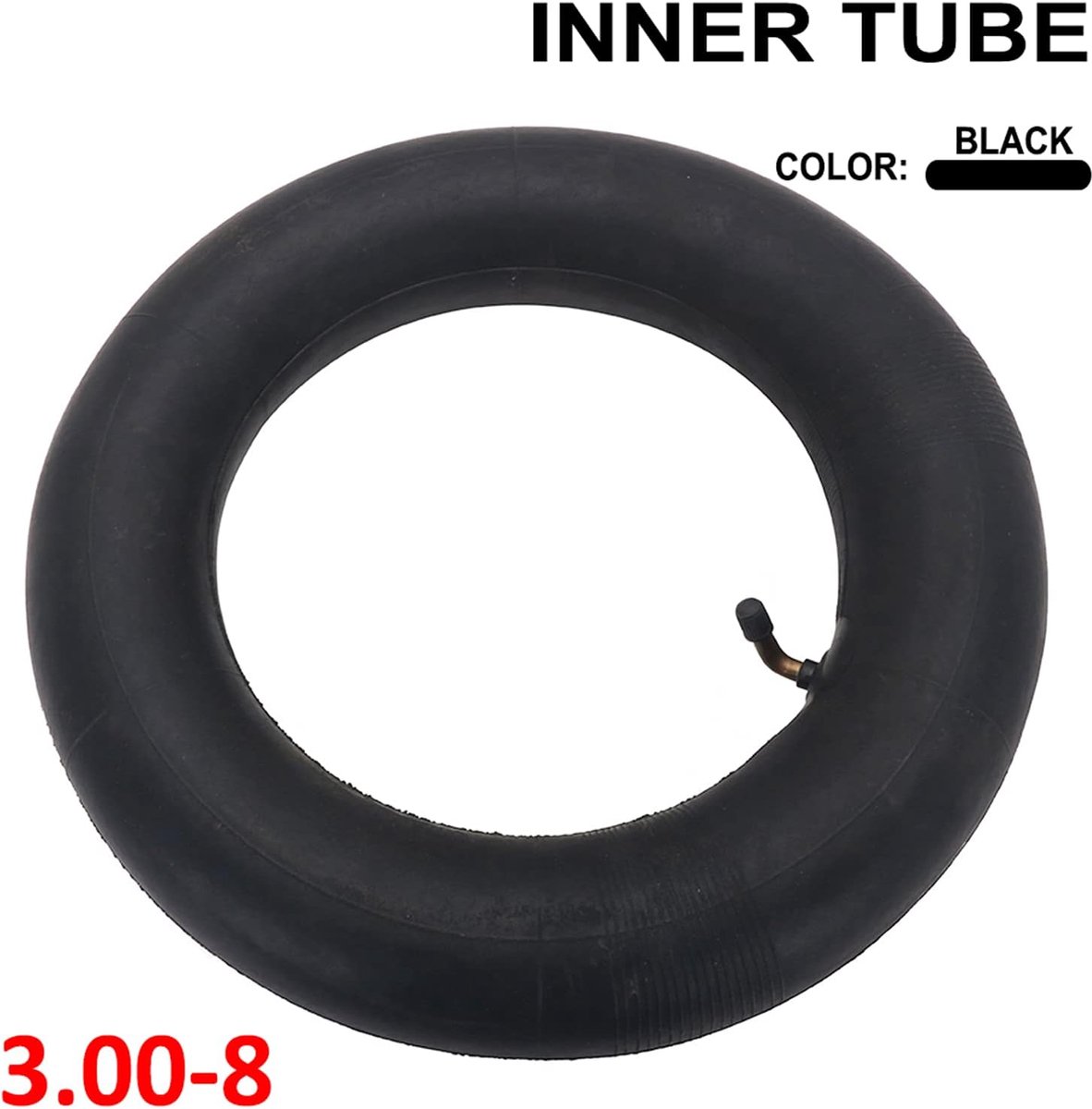 AnXin 3.00-8 Inner Tube 90 Degree Valve Stem For Mobility Scooter Wheelbarrows Tractors Mowers Carts - ShopVlot Buitenspeelvoertuigaccessoire kopen online