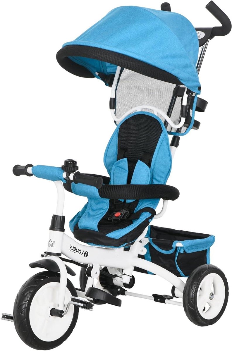 Baby Driewieler - Kinderwagen Fiets - Veilig Buiten Spelen - 6-In-1 Groei Model - 95 x 50 x 106 cm Driewieler kopen online