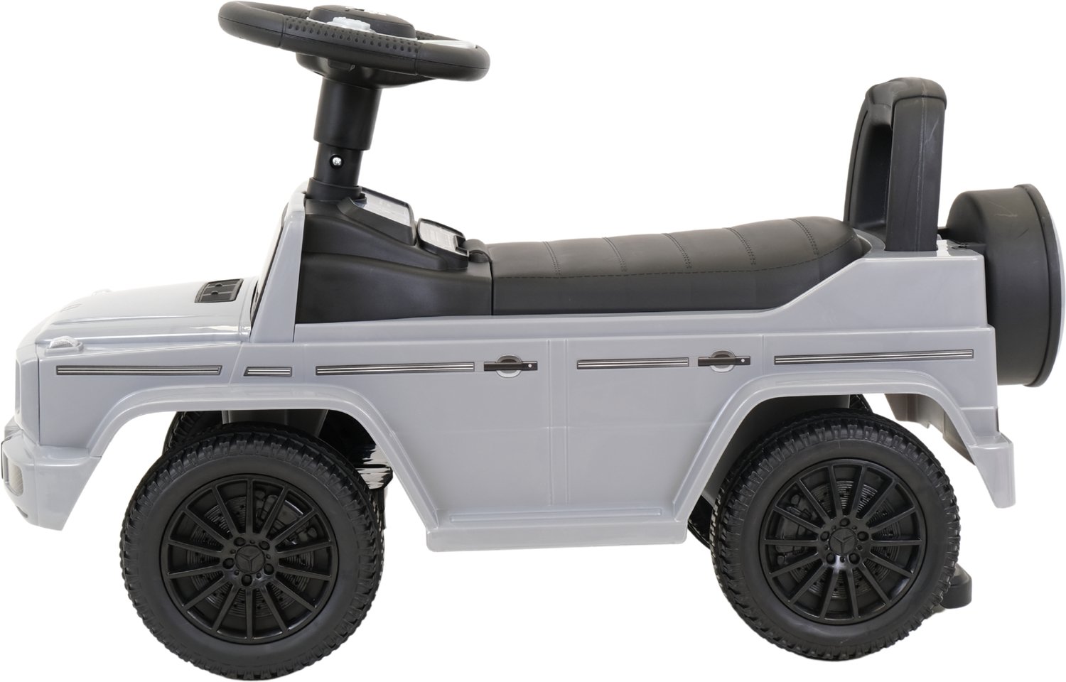 bandits and angels loopauto mercedes benz g350d grijs vanaf 1 jaar voor jongens en meisjes stimuleert motorische vaardigheden loopwagen 24 cm grijze loop auto