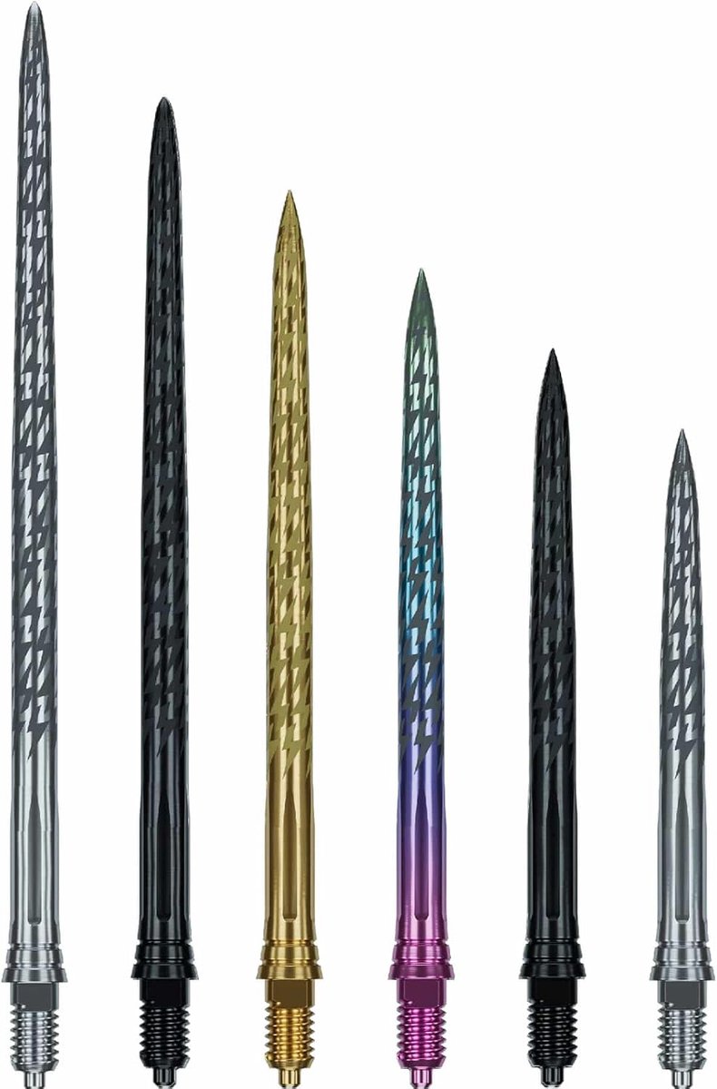 Caliburn - EZ-EVO - Dartpunten - Stalen Tip - Laser Lightning - Meerdere kleuren (zwart, 32mm) - ShopVlot Skateonderdeel kopen online