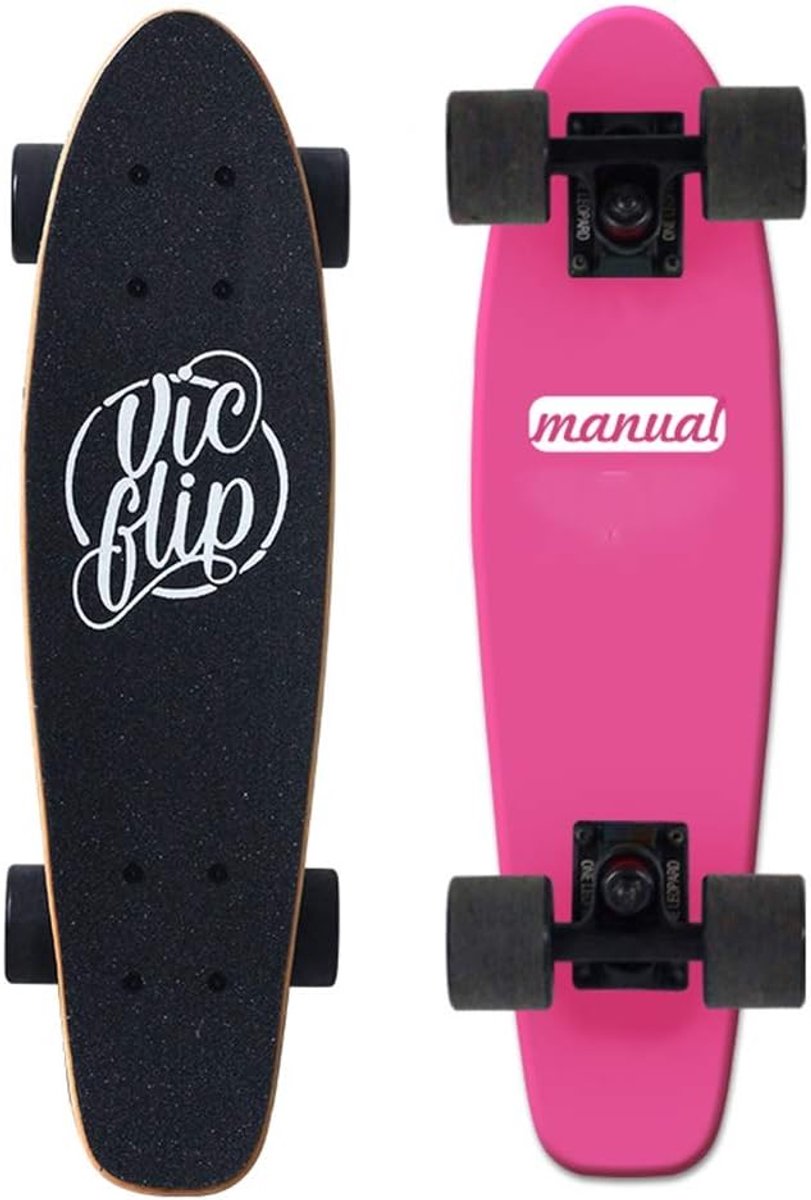 compleet skateboard cruiser board buiten sporten 7 lagen esdoorn 56 5 cm gekleurd