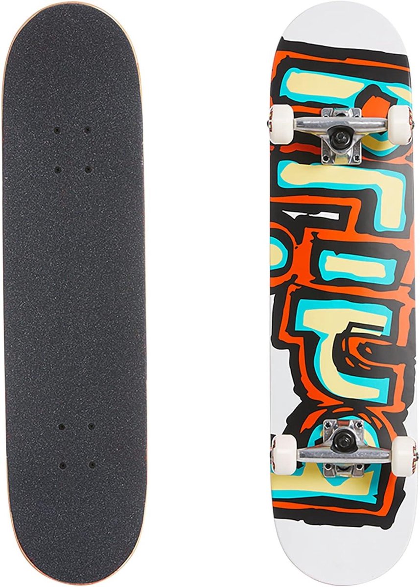 Compleet Skateboard - OG Kous - Straat Skaten - Voorgemonteerd - 7.75 x 31.18 - Wit/Blauw Skateonderdeel kopen online