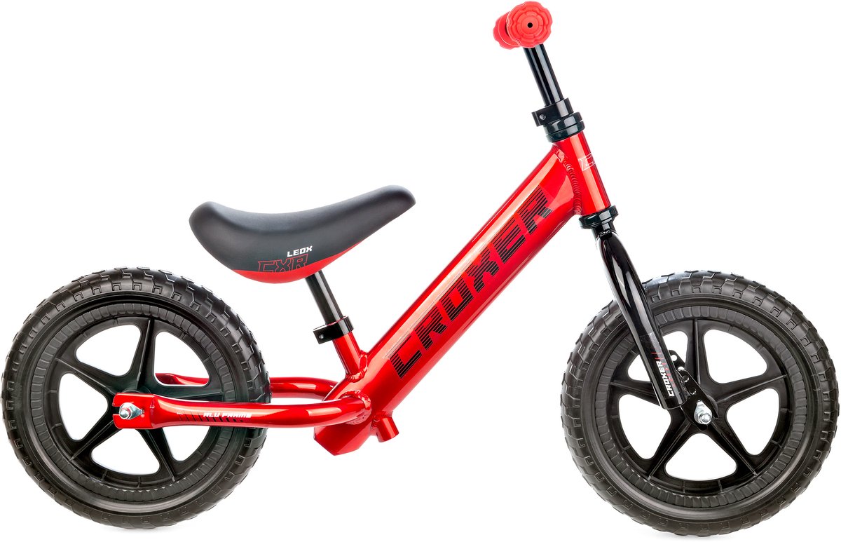 croxer leox rood loopfiets lichtgewicht 2 26 kg