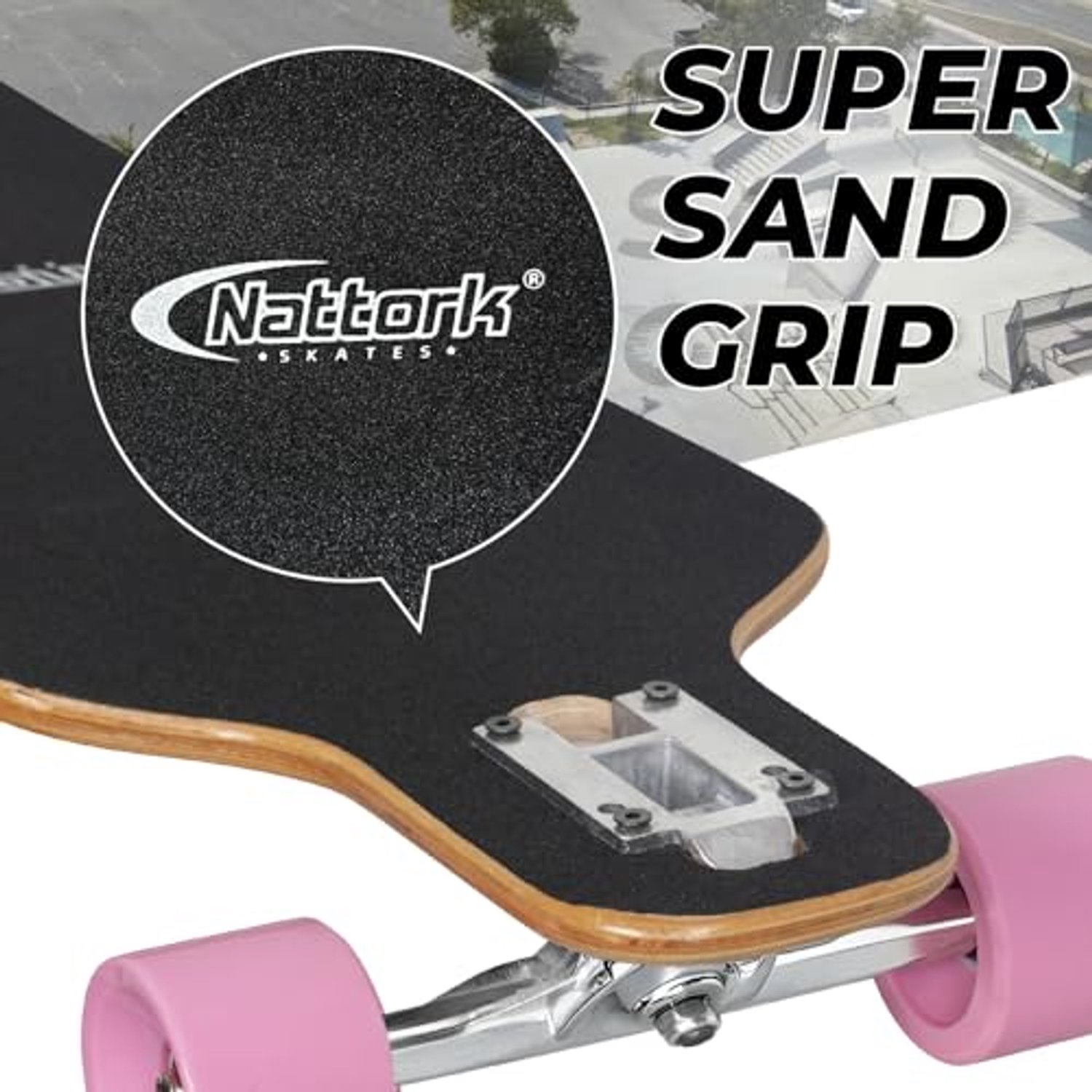 cruiser longboard skateboard van bamboe en esdoorn compleet