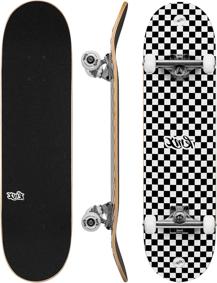 cruiser skateboard mini cruiser board stad cruisen 7 laags esdoorn deck 31 inch geruit