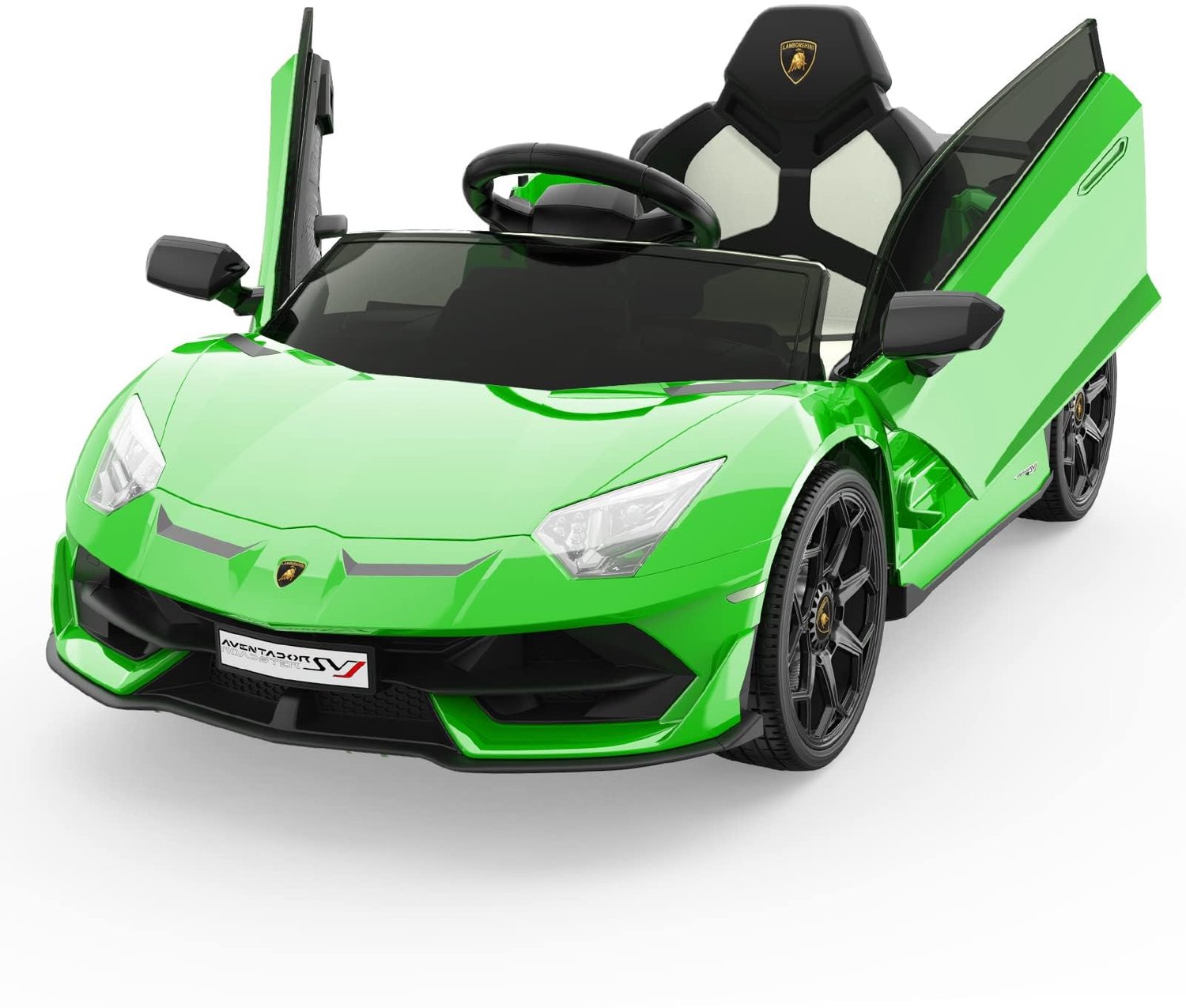 danky elektrische kinderauto 12v gelicentieerde lamborghini 2x25w accu 4 5ah groen