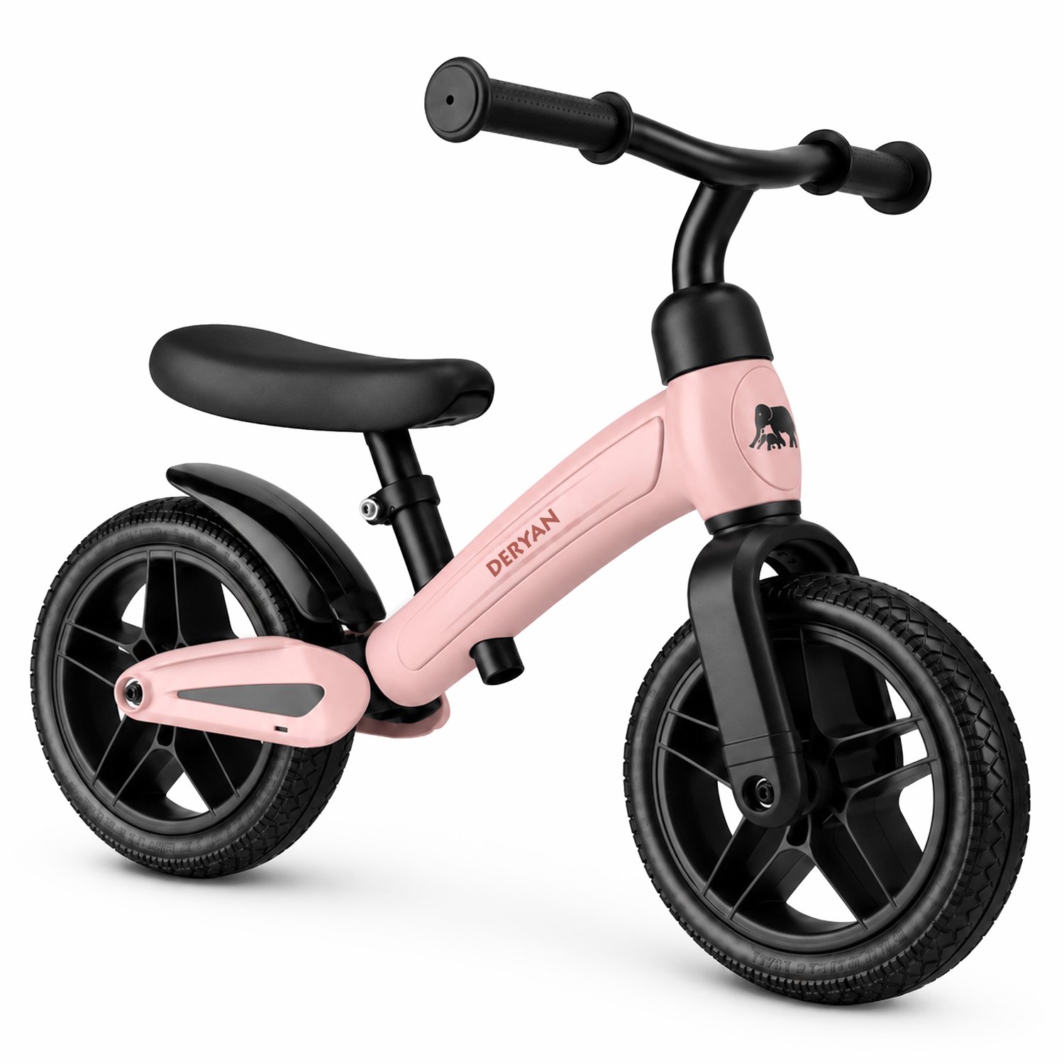 deryan luxe loopfiets 10 inch peuterfiets vanaf 2 jaar roze