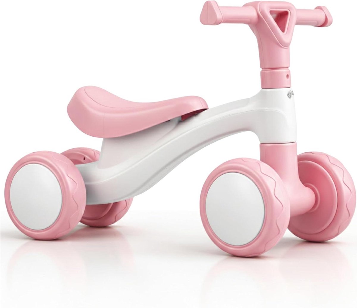 driewieler baby loopfiets peuter eerste balans leren ultralicht ontwerp 1 2 jaar roze