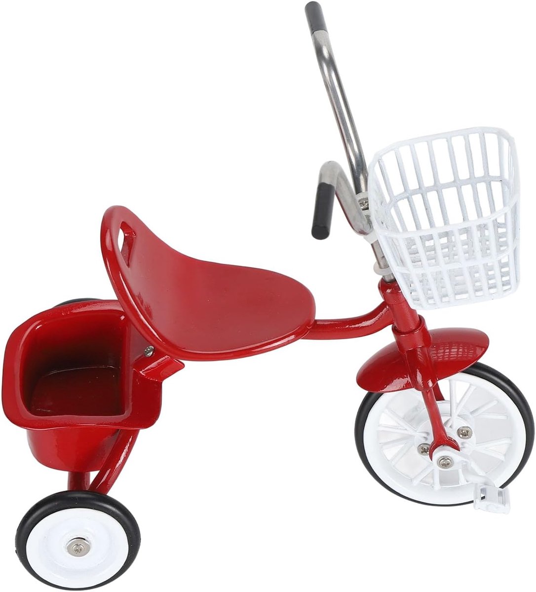 Driewieler Model - Metalen Fiets - Huis Decoratie - Levensecht Ontwerp - 22x22x17 cm - Rood Driewieler kopen online