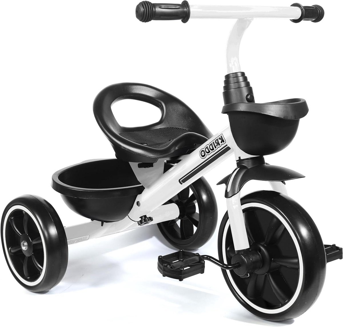 Driewieler voor kinderen - Peuter driewieler - Buiten spelen - Verbeterde rolpreventie - 67 x 46 x 55 cm - Wit Driewieler kopen online