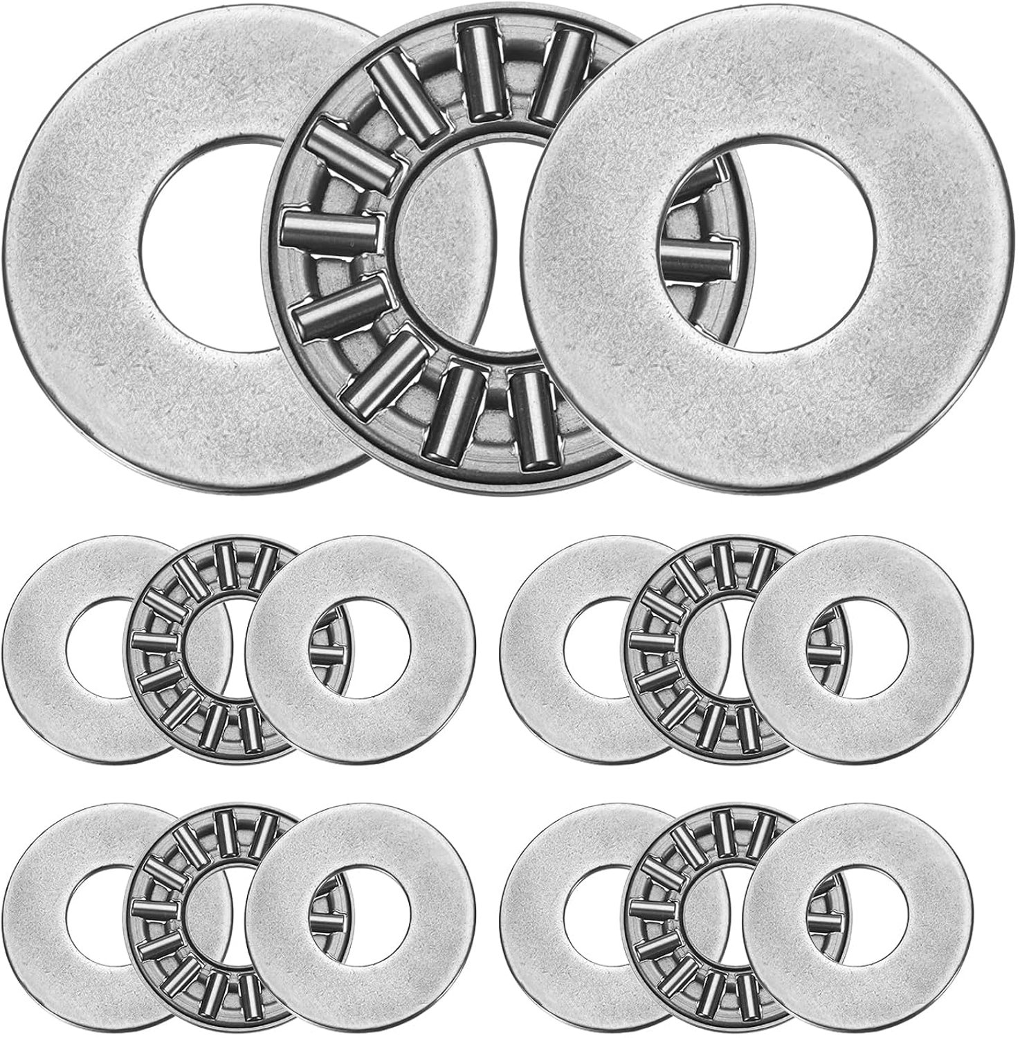druknaaldlagers 10 x 24 mm verchroomd staal p5 abec 5 hoge belastbaarheid servicetopper