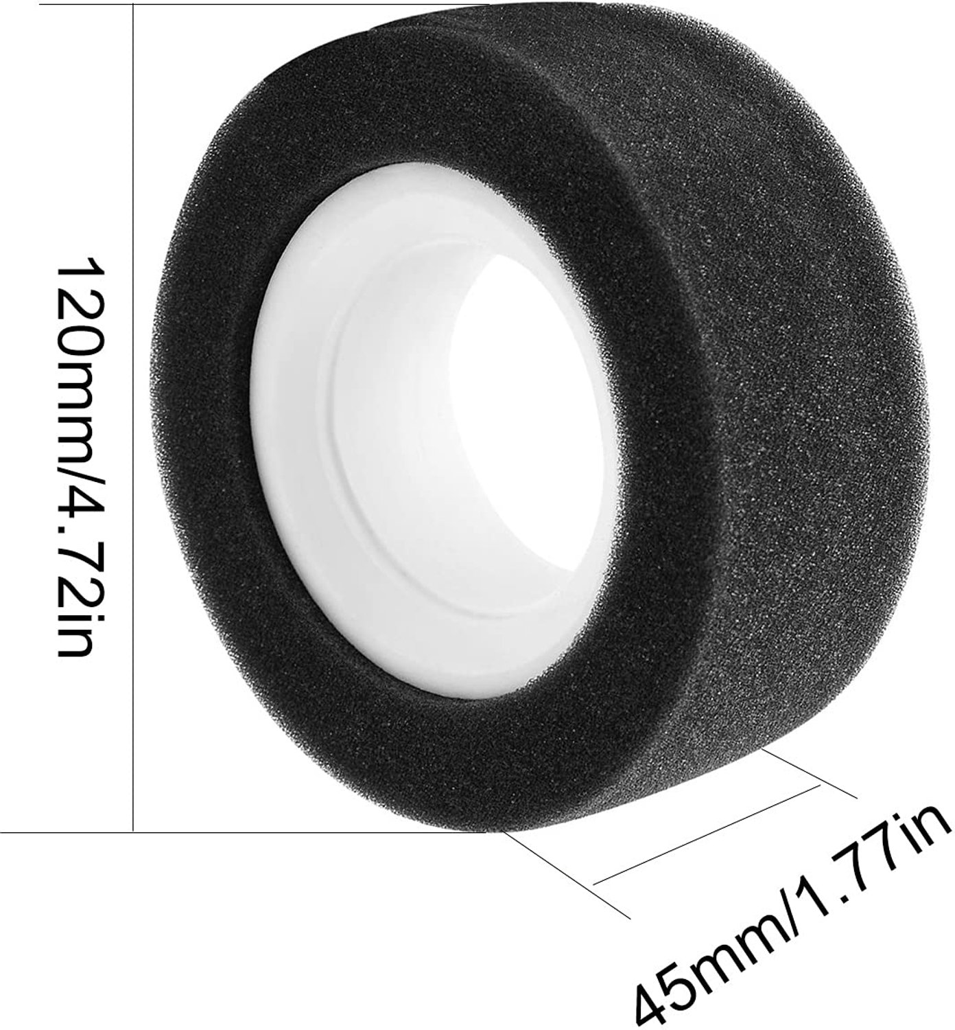 dual stage tpe foam inserts voor 2 2 inch rc banden