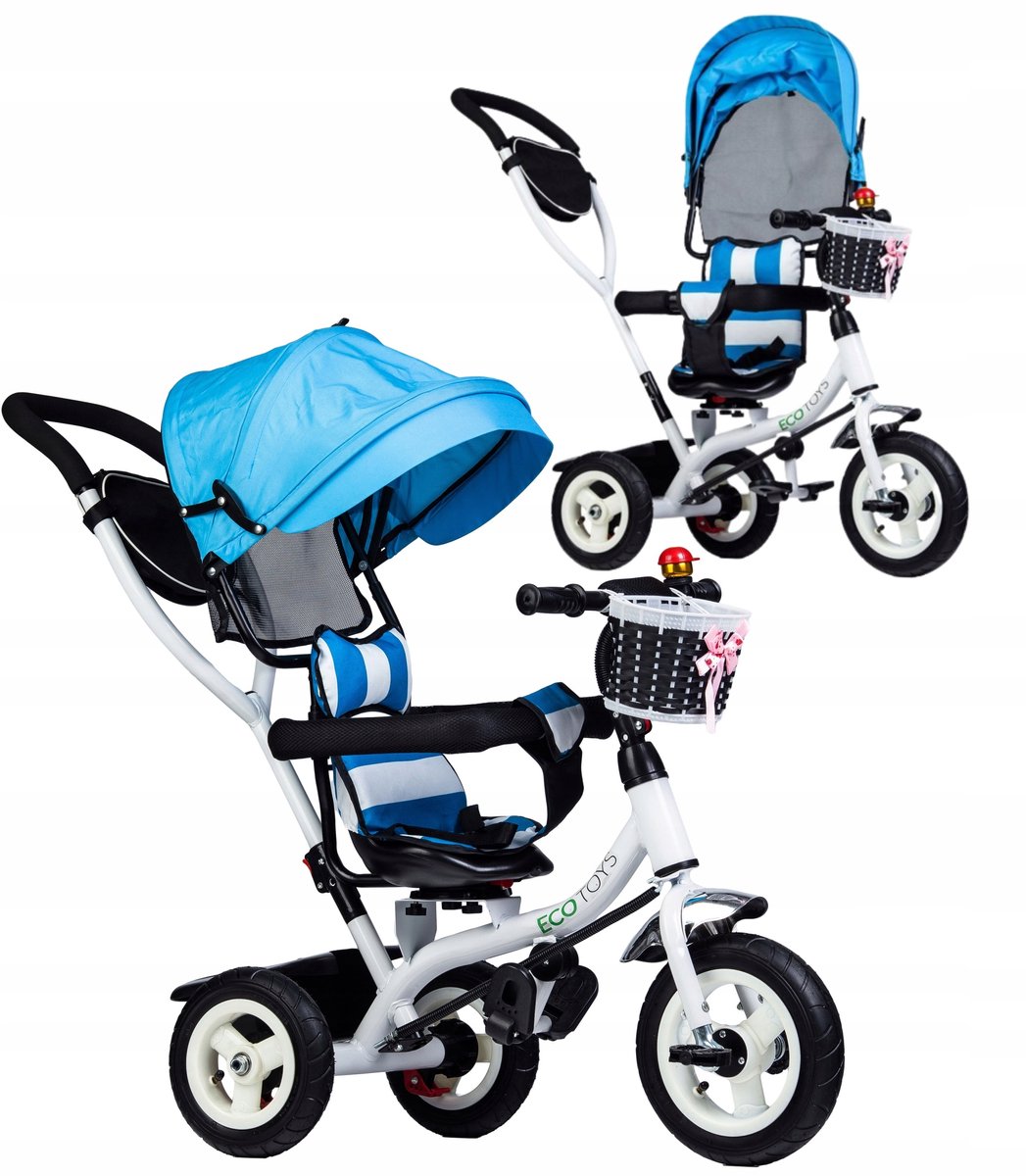 Ecotoys Driewieler 3-in-1 met 360° Stoel - Vanaf 12 Maanden Driewieler kopen online
