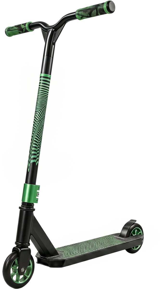 ECTEATOY® Stuntstep met ABEC-9 lagers - 120 mm PU-wielen - 360° T-stuur - aluminium en stalen frame - groen Step kopen online