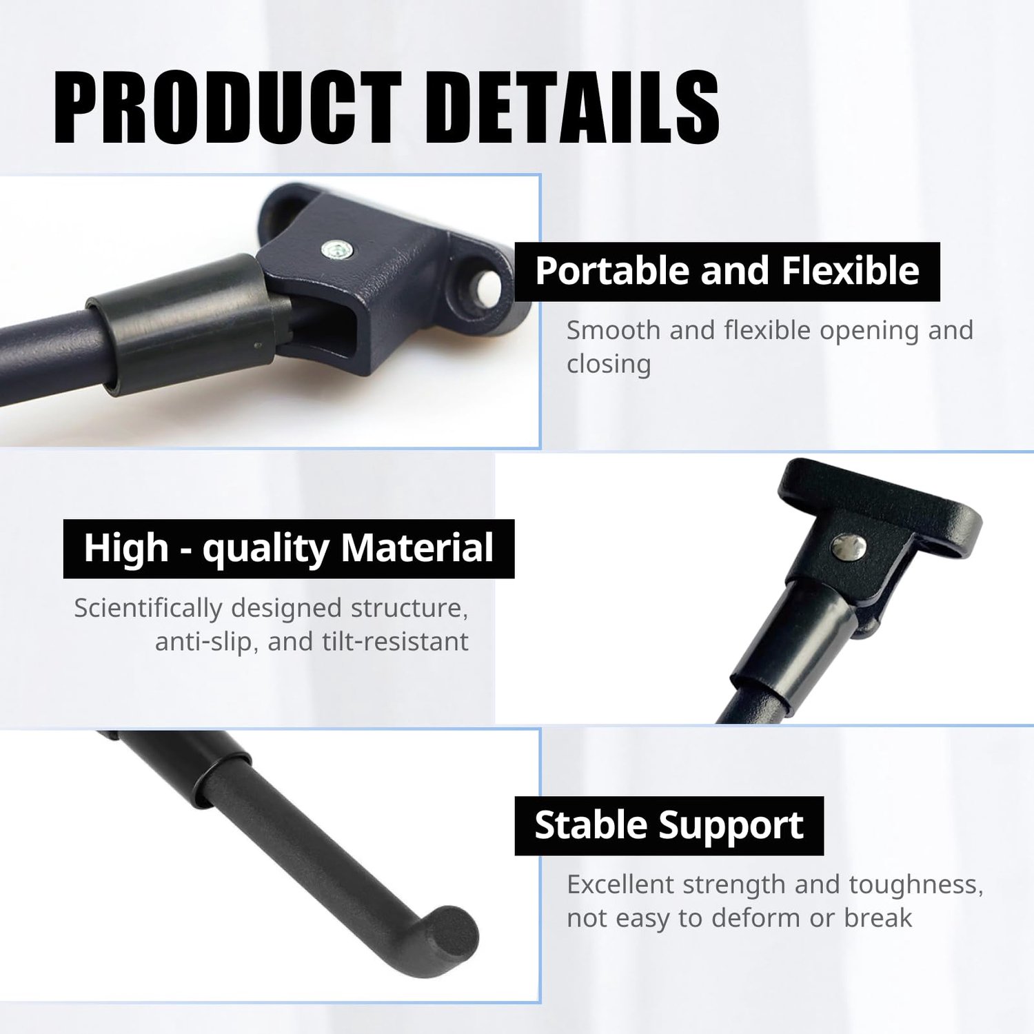 electric scooter houder aluminium voetsteun corrosiebestendig en robuust ferrous accessoire voor xiaomi m365 pro pro 2 1s du