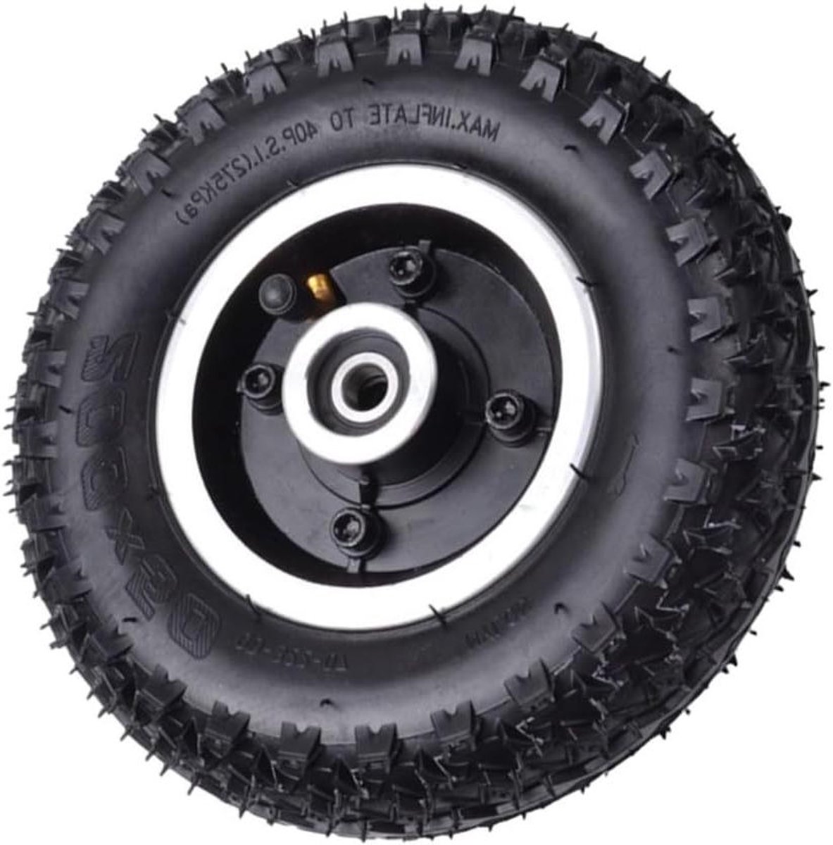 elektrisch skateboard wielen off road wielen off road rijden aluminiumlegering constructie 200mm diameter 50mm dikte zwart