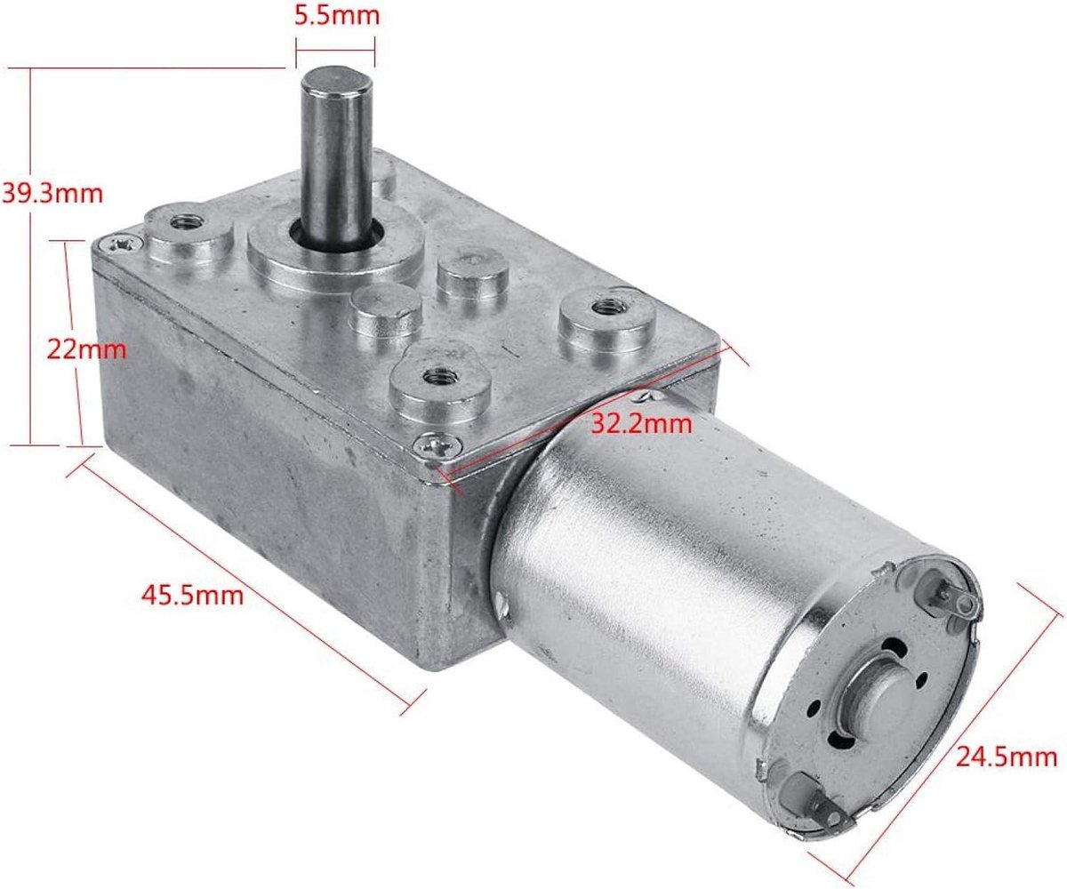 Elektrische motor 12V - Hoge koppel wormwiel - 20RPM turbine motor - Voor automatische deuren en mechanische systemen - ShopVlot Speelgoedaccuvoertuig kopen online
