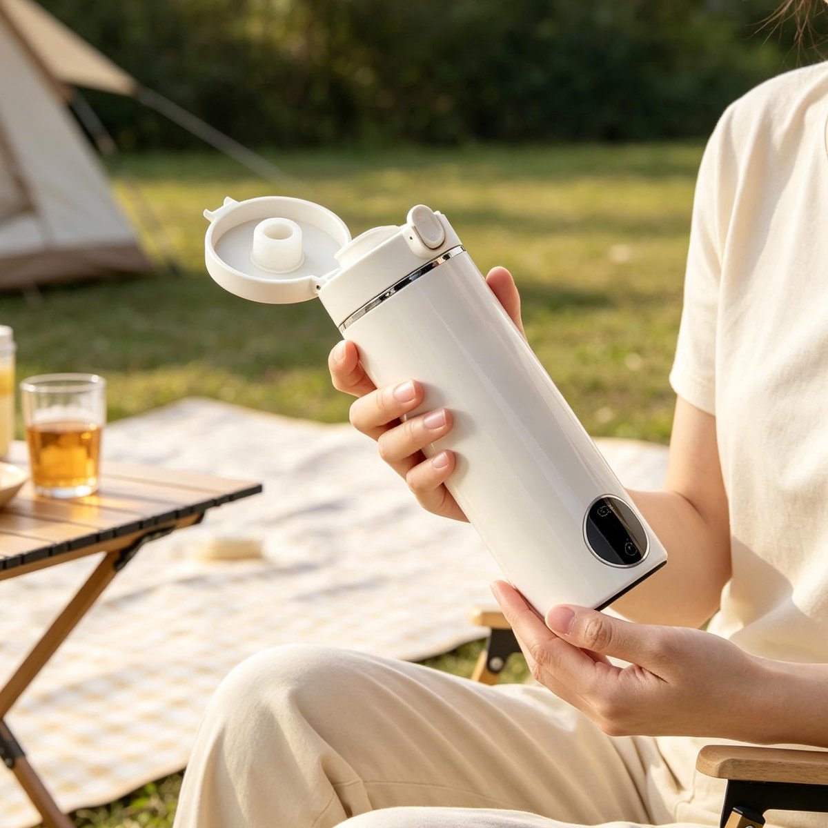elektrische reiswaterkoker 500ml mini draagbare elektrische waterbeker kleine elektrische elektrische thermobeker shopvlot