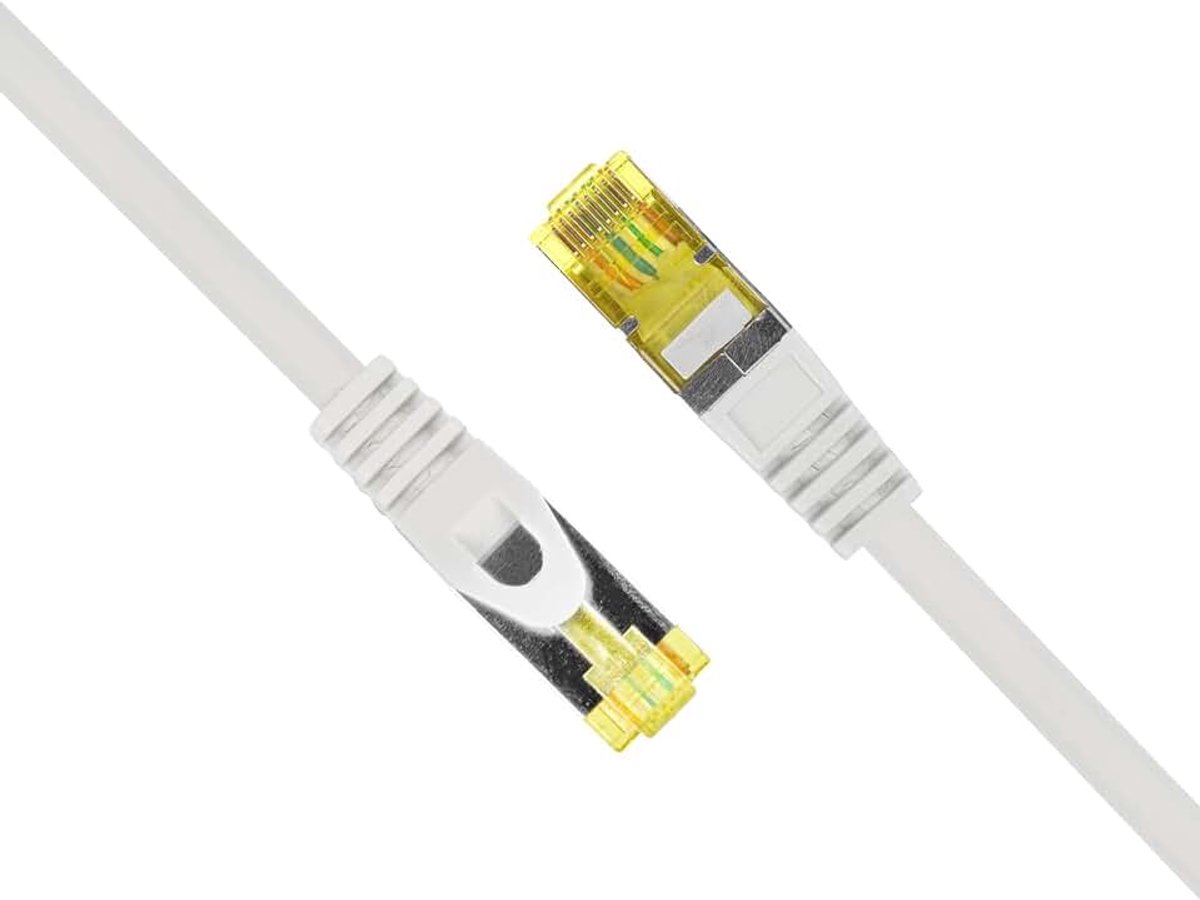 ethernet netwerkkabel awg26 100 koper allogeenvrij wit 1 0 m slang