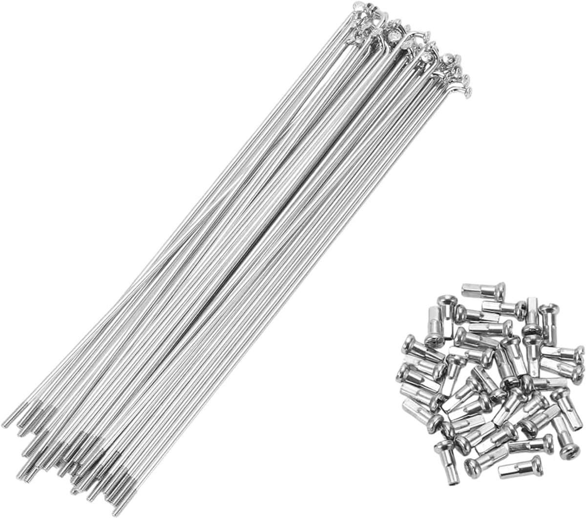Fiets Bicycle Spaken 14G 170MM Mountain Bike Spaken Koolstofstaal Zilveren Toon 36 Stuks Loopfiets kopen online