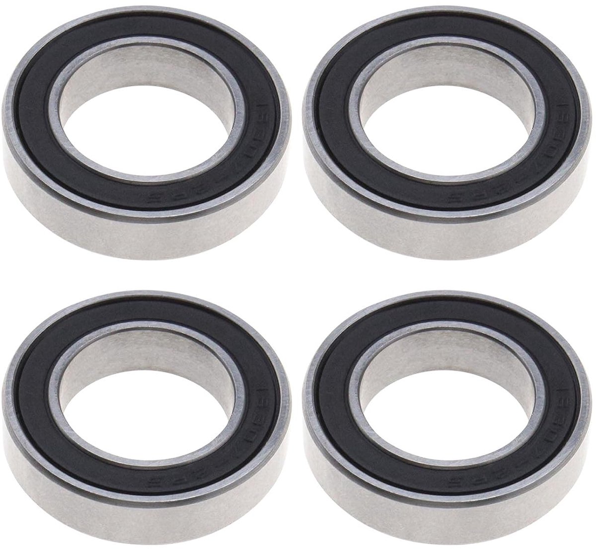 Fietswielnaaflagers 18x30x7mm - Stalen lagers - Rubber zijafdichtingen - Geschikt voor hybride/comfortfiets - ShopVlot Skateonderdeel kopen online
