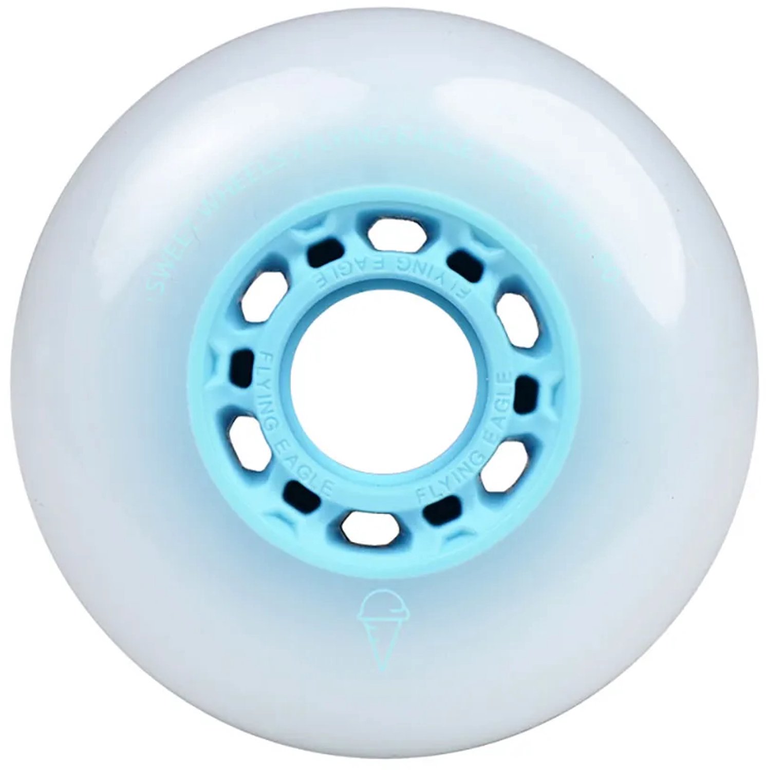 Flying Eagle Ice Cream Schaatswielen Zilver 80 mm Skateonderdeel kopen online