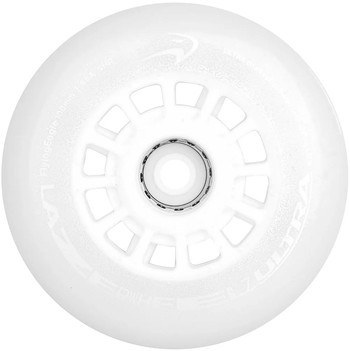flying eagle lazerwheelz ultra schaatswielen zilver 100mm 88a