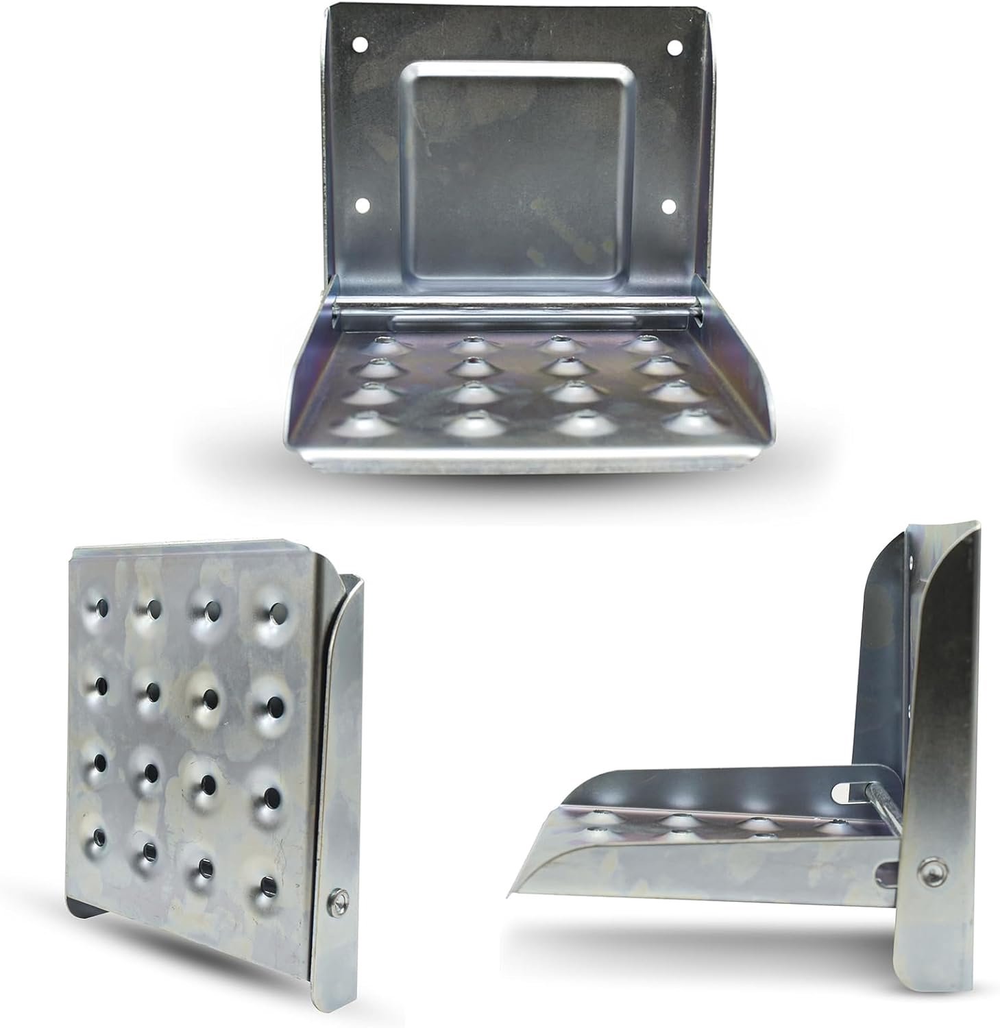 folding step for truck galvanised folding ladder stair tread galvanised steel sheet stair for accessories van shopvlot