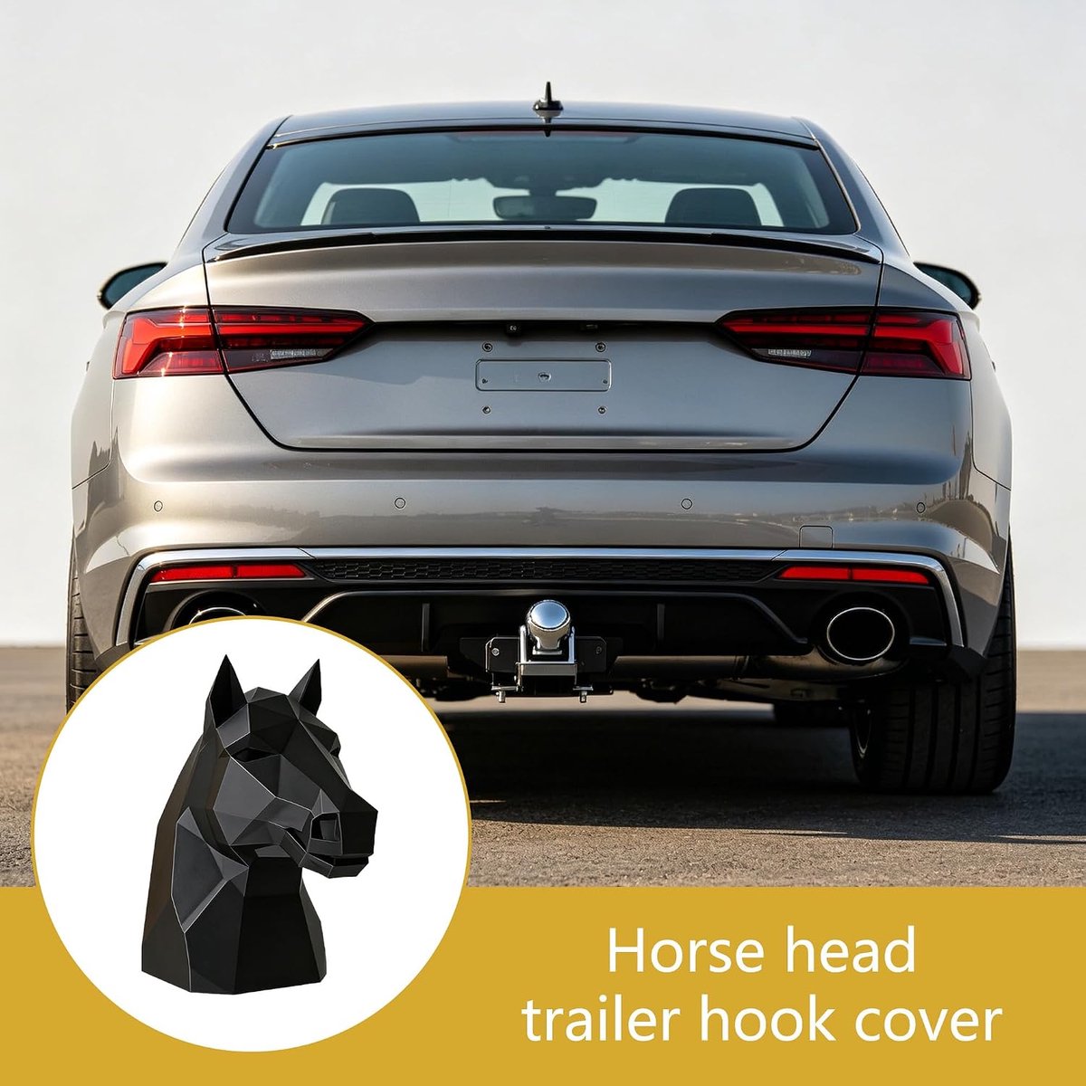 Funny Tow Bar Cover for Tow Bar, Universal Ball Head Cover, Waterproof Tow Bar Cap for Tow Hitch, RV, Caravan (D) - ShopVlot Buitenspeelvoertuigaccessoire kopen online