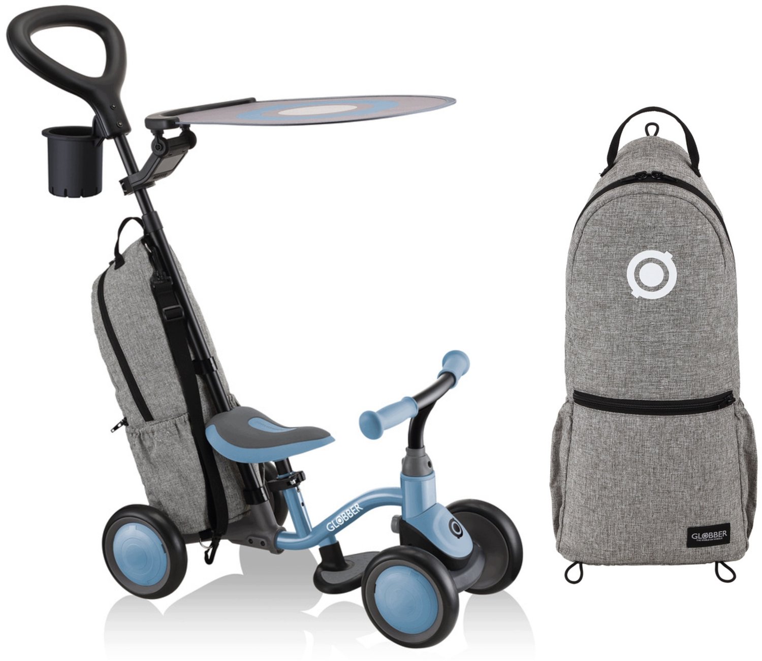 Globber 3-in-1 Loopfiets Deluxe - Leerfiets voor Kinderen Driewieler kopen online