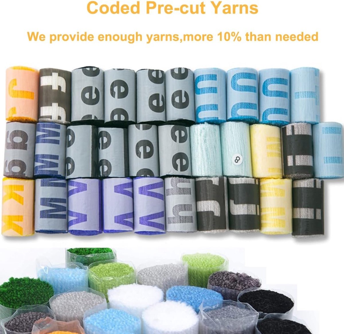 haak tapijt kits klink haak tapijt diy kruis haak handwerk mat tapijten kleur voorgedrukt canvas voor voorgesneden garen 50x38cm