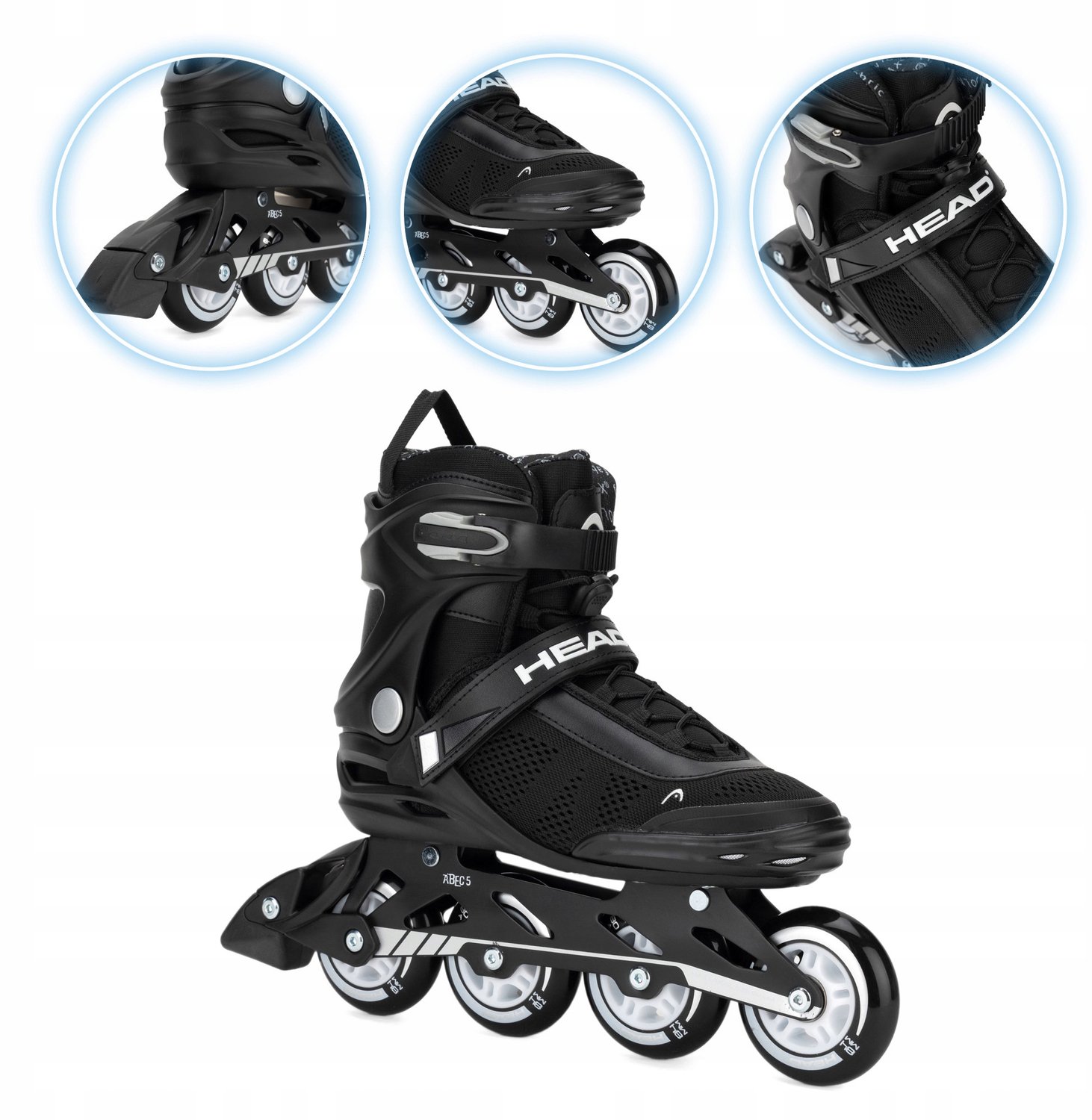 heren inline skates maat 42 84mm wielen zwart