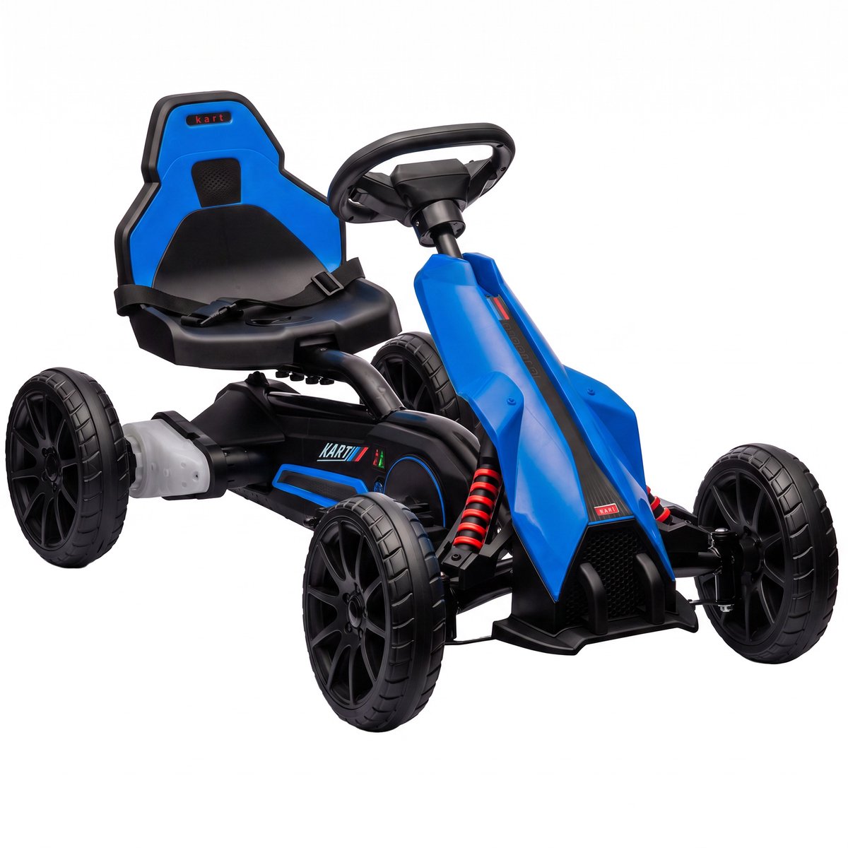 HOMCOM Electric Ride-on Kart-Kunststoff, Metall-100L x 58B x 58,5H cm-Blau Skelter kopen online