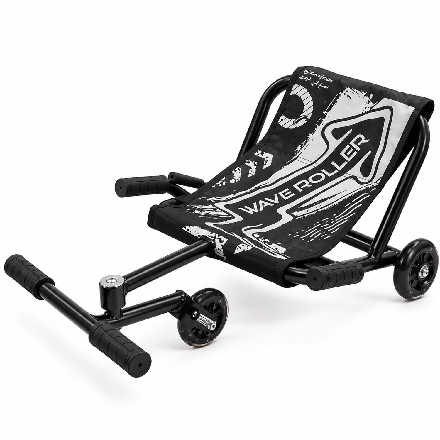 homesy wave roller zwart ultieme drift skelter voor kinderen swing kart 360 draaien driften verstelbaar voor binnen en buiten