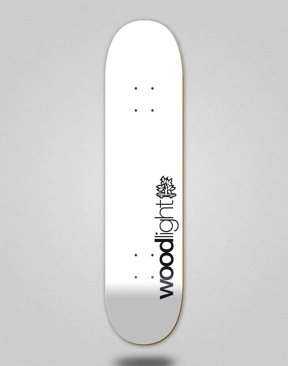 houten skateboard deck blank deck straat skate lichtgewicht ontwerp 7 875 inch wit