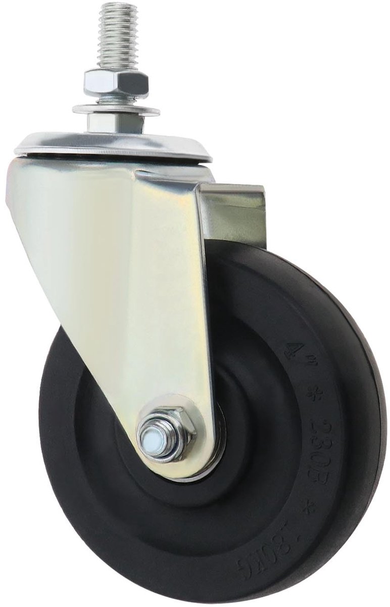 hoverkart wielen 4 inch rubber met metalen beugel vervangend voor hoverboard optimale grip en stabiliteit shopvlot