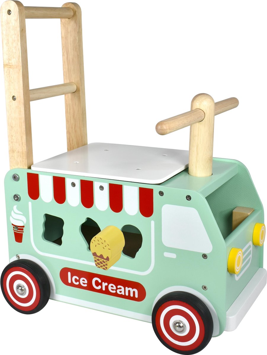 I'm Toy Loop/duwwagen Ijskar Junior Mintgroen Loopauto kopen online