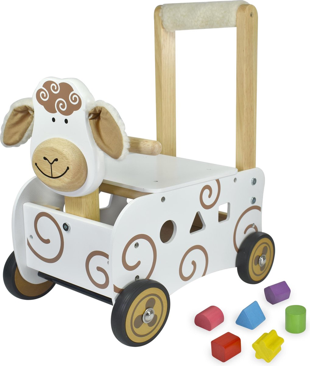 i m toy loopwagen schaap