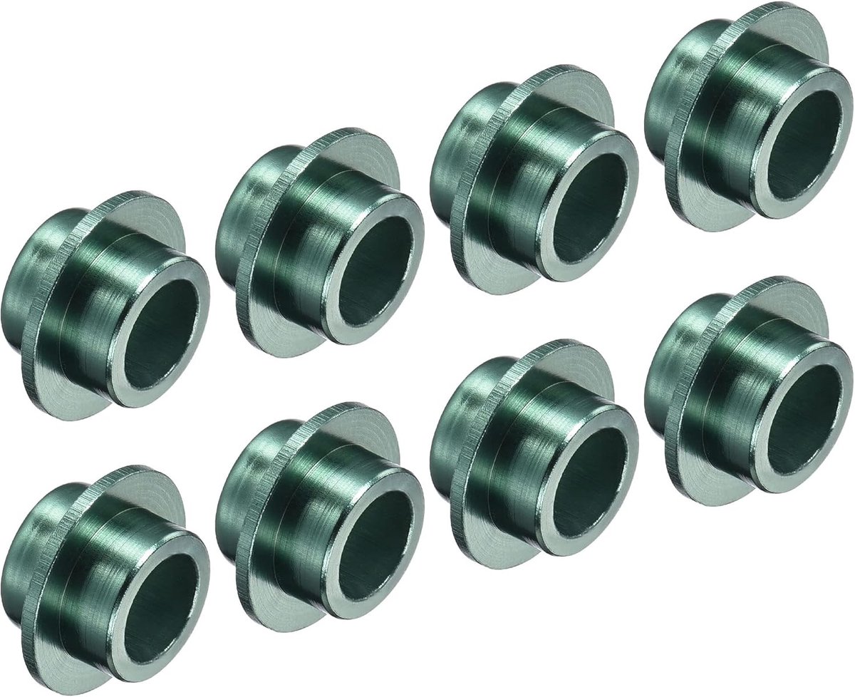 Inline asbus Spacers, 8 Pack Bearing Spacers Wheel Center Aluminium voor Skates Roller, Groen Rolschaatsen kopen online