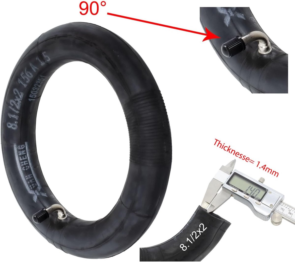 Inner tube 8.1/2x2 for Dualtron Mini and Speedway Step (A-1xTube) - ShopVlot Buitenspeelvoertuigaccessoire kopen online