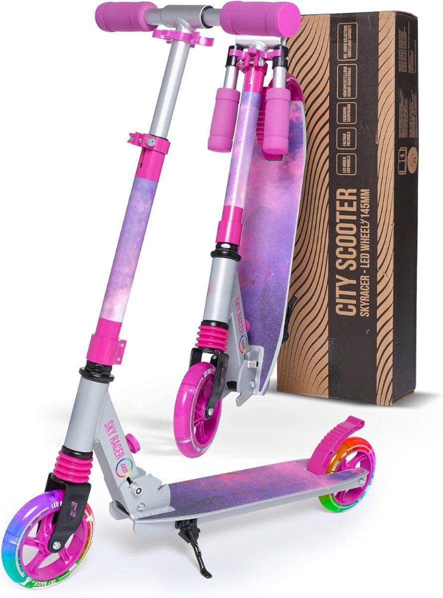 Kavo® Elektrische Step - In hoogte Verstelbaar - Elektrische Steps voor Jongens - Sterrenlicht - 71cm x 24cm x 14cm Step kopen online