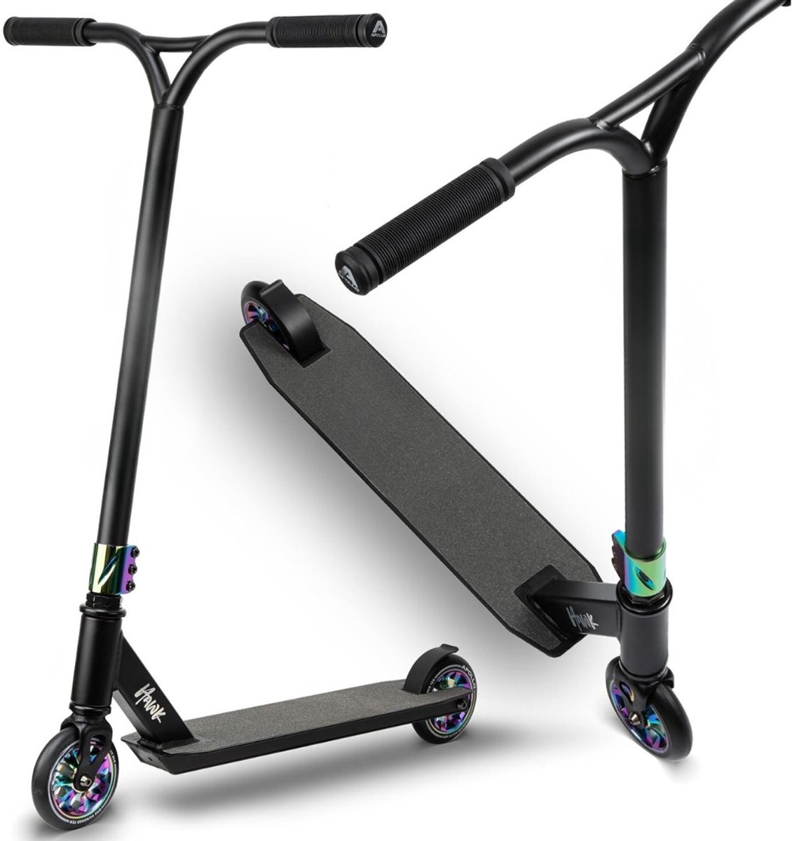 kavo stunt step kinderstep trick step voor jongens en meisjes vanaf 6 jaar zwart 66cm x 52cm x 13cm