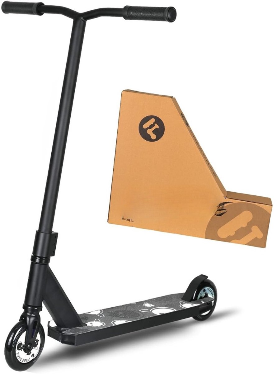 Kavo®- Stunt Step - Pro Stepjes - Startersstep - Zwart - 67cm x 11cm x 85cm Step kopen online