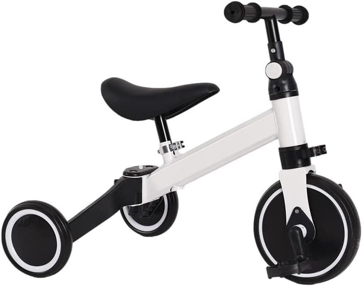kinder driewieler babydriewieler buiten spelen twee modi 70 cm blauw