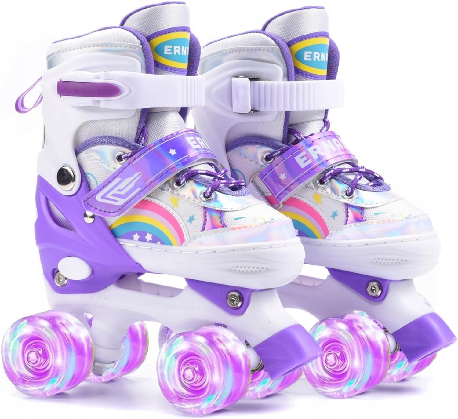 kinder rolschaatsen met 8 lichtgevende wielen 4 maten verstelbaar